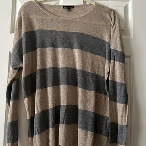 Eileen Fisher M striped sweater